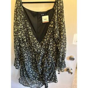 Nasty Gal Collection PATTERNS - FLORAL WOMENS DRESS Sz. 20